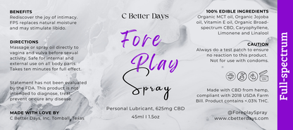 Foreplay Spray